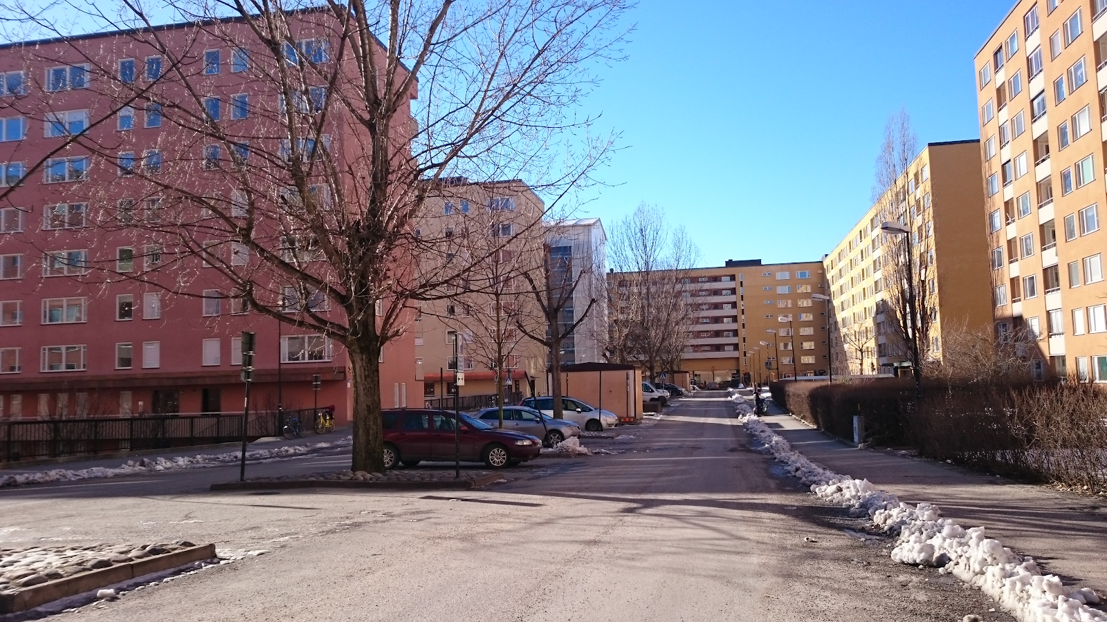 Dramatisk brand på Södermalm